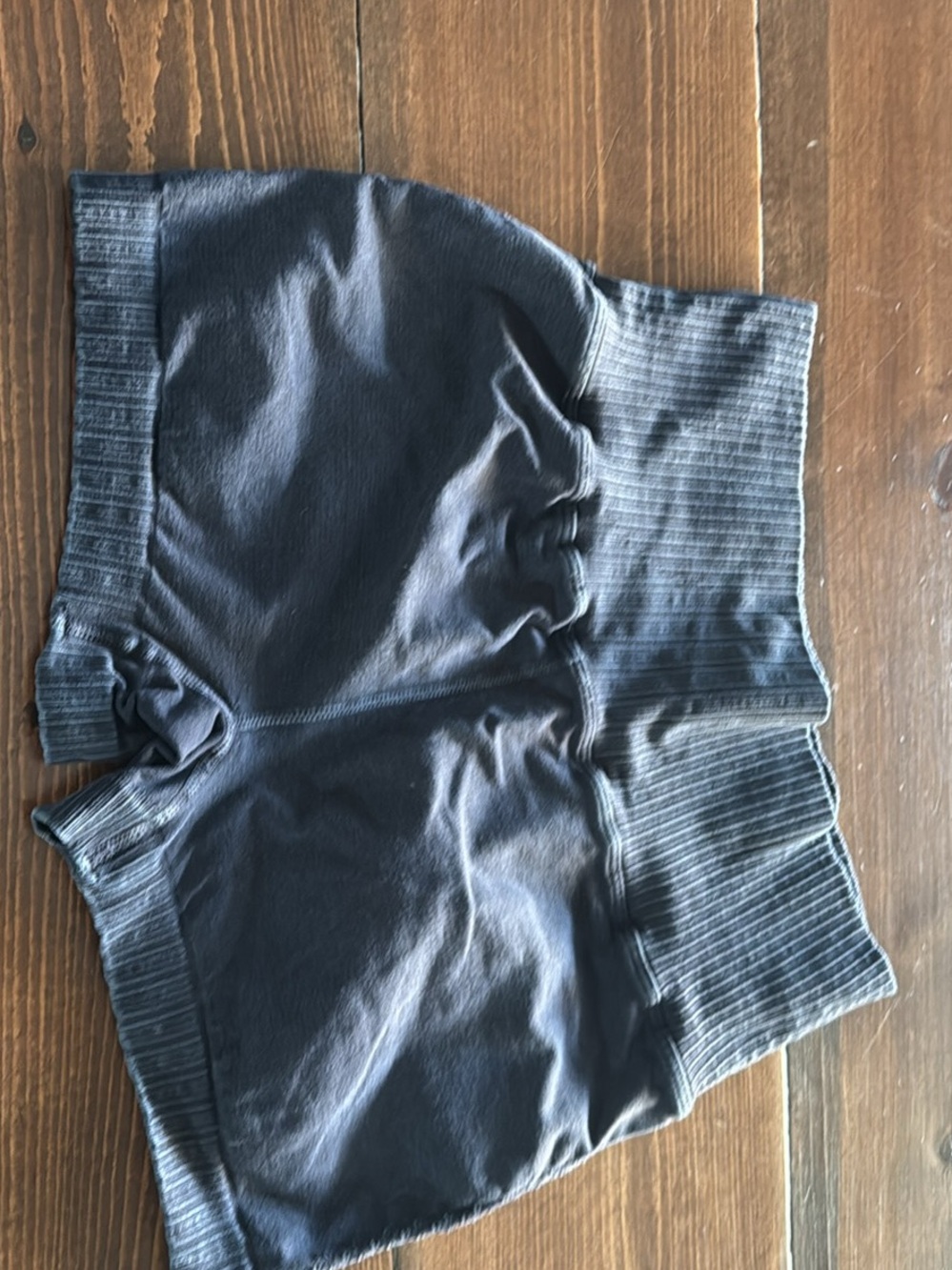 Good Karma Free People Black Ribbed High-Waist